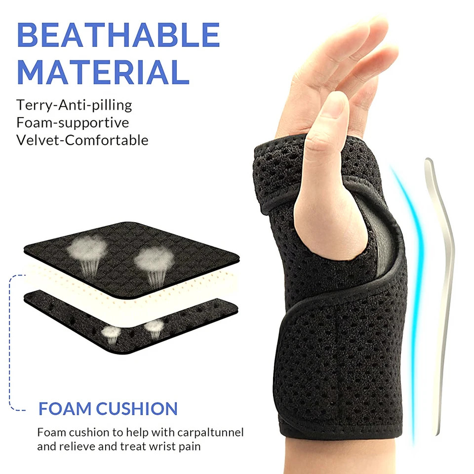 Adjustable Wrist Brace Tunnel Support Splint Hand Compression Night Wrap 1 Pc