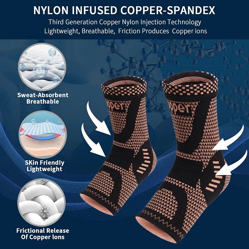 Ankle Support Protector Compression Sleeve Brace Orthosis Tobillera Deportiva JK