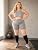 Plus Size Compression Leg Sleeves for Women& Men 15-20mmHg Wide Calf Knee High L