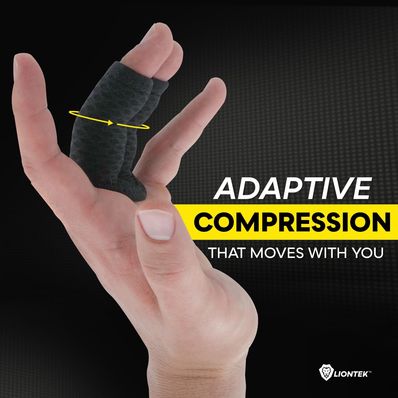 Double Flow Finger Sleeves – Joint Support & Compression for BJJ, Fitness, Volle