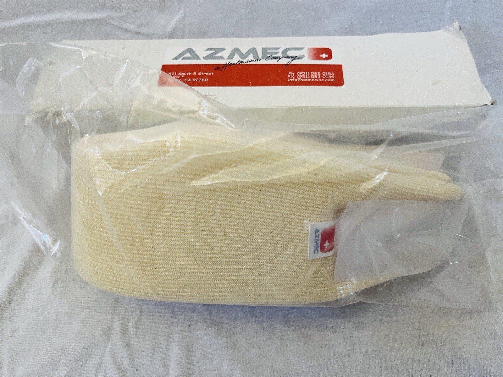 Azmec Foam Neck Brace Adjustable Size Large Made In USA Brand New