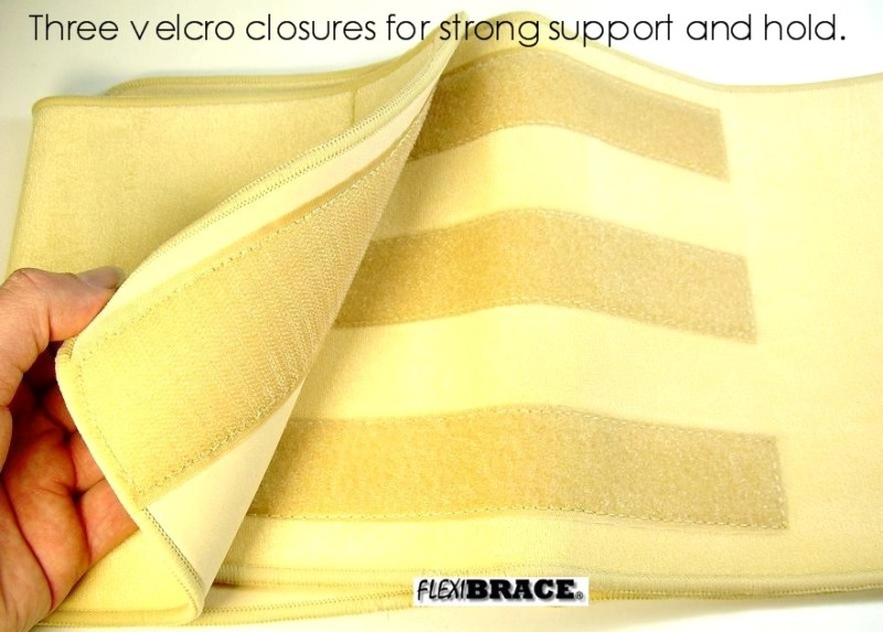 Lower Back Support Brace Lumbar Waist Belt Universal by Flexibrace