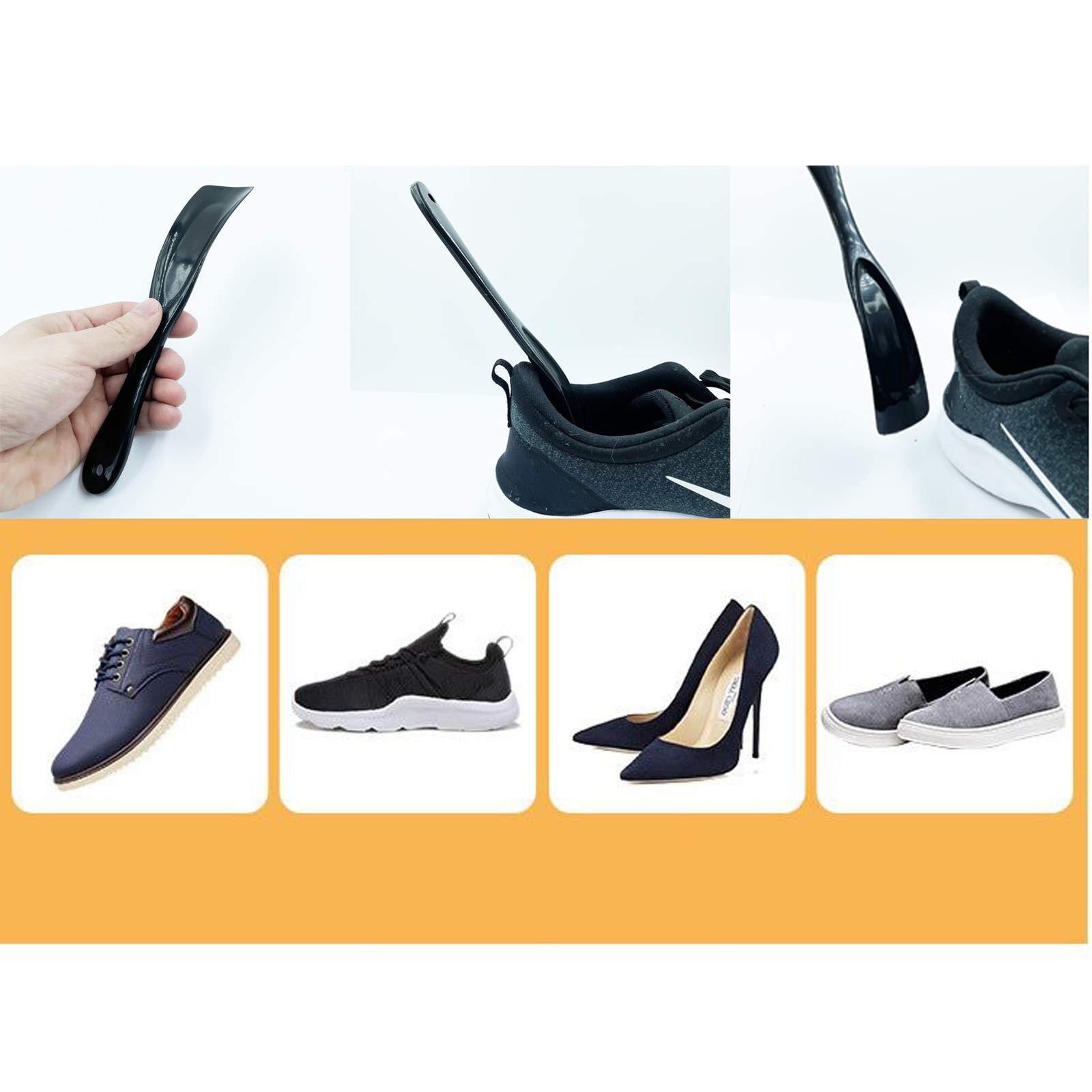 4 Plastic Shoe Pulls,Lazy Small Travel Shoe Pulls,Suitable For The Elderly,Ch…