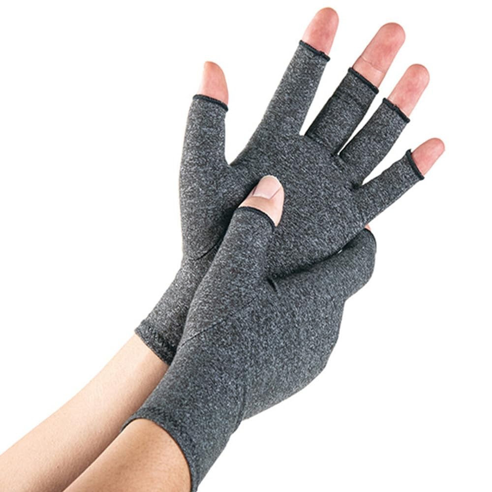 Compression Arthritis Gloves Fingerless Carpal Tunnel Gloves for Cycling Driving