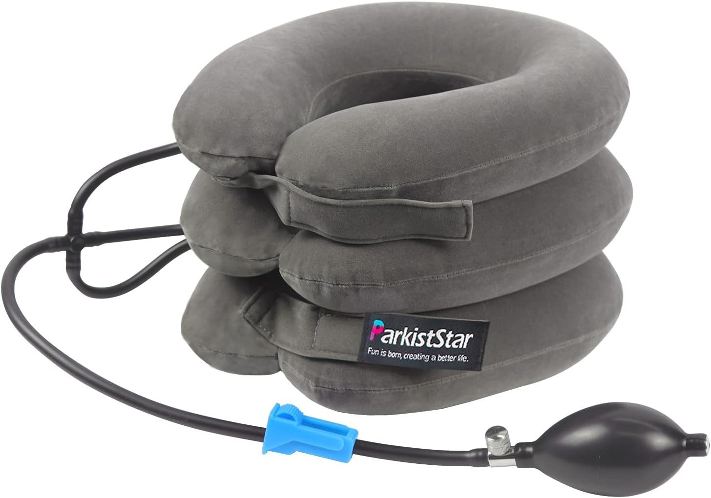 Cervical Neck Traction Device – Quick Inflation to Relieve Neck Pain & Improv…
