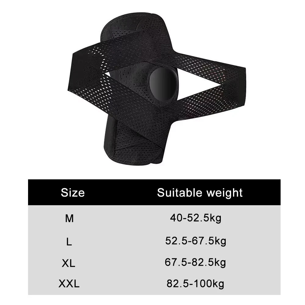 Knee Brace Compression Sleeve Joint Support Open Patella Stabilizer Wrap New