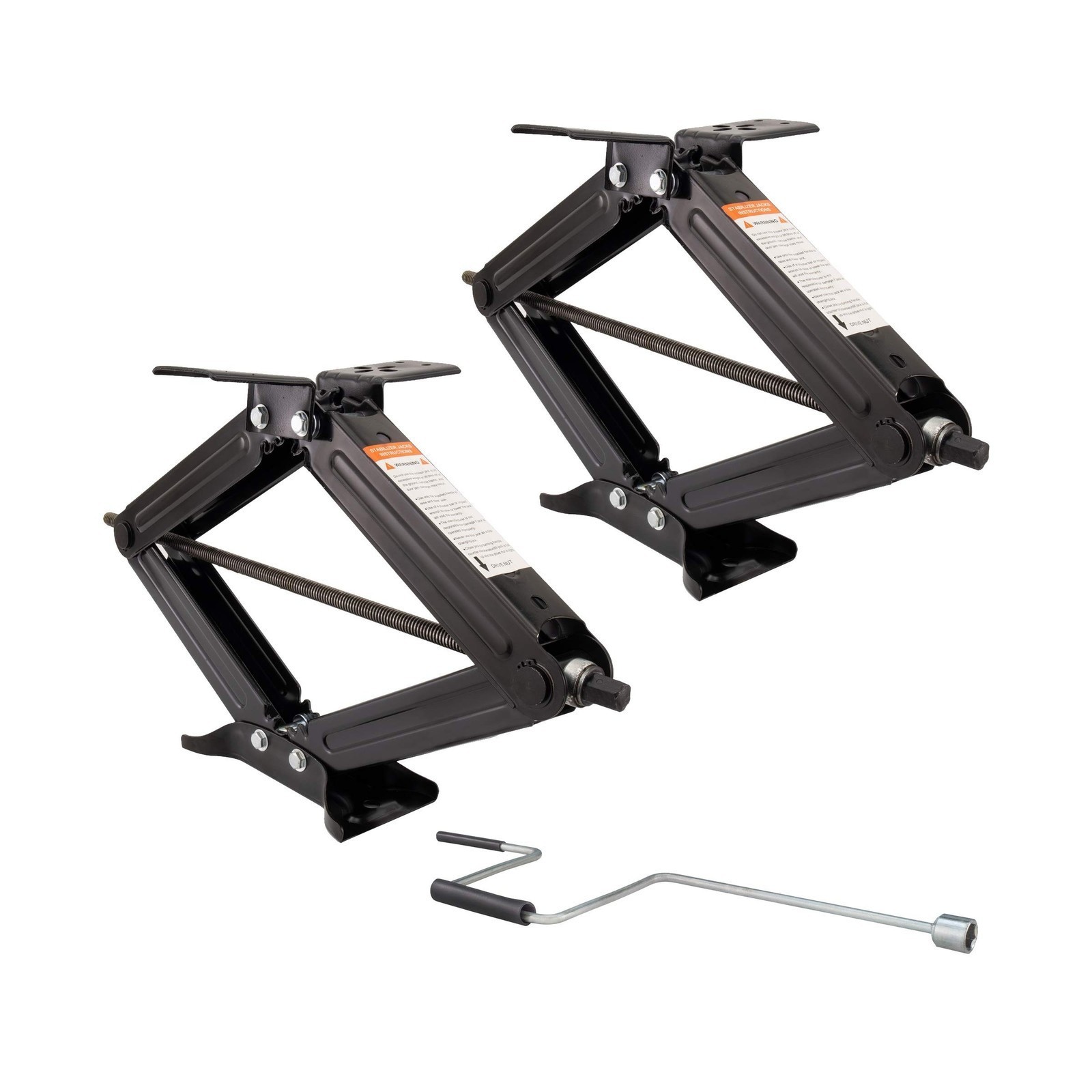 RecPro RV Scissor Jacks | Stabilizer Extender Leveling | Handle Included | Ca…