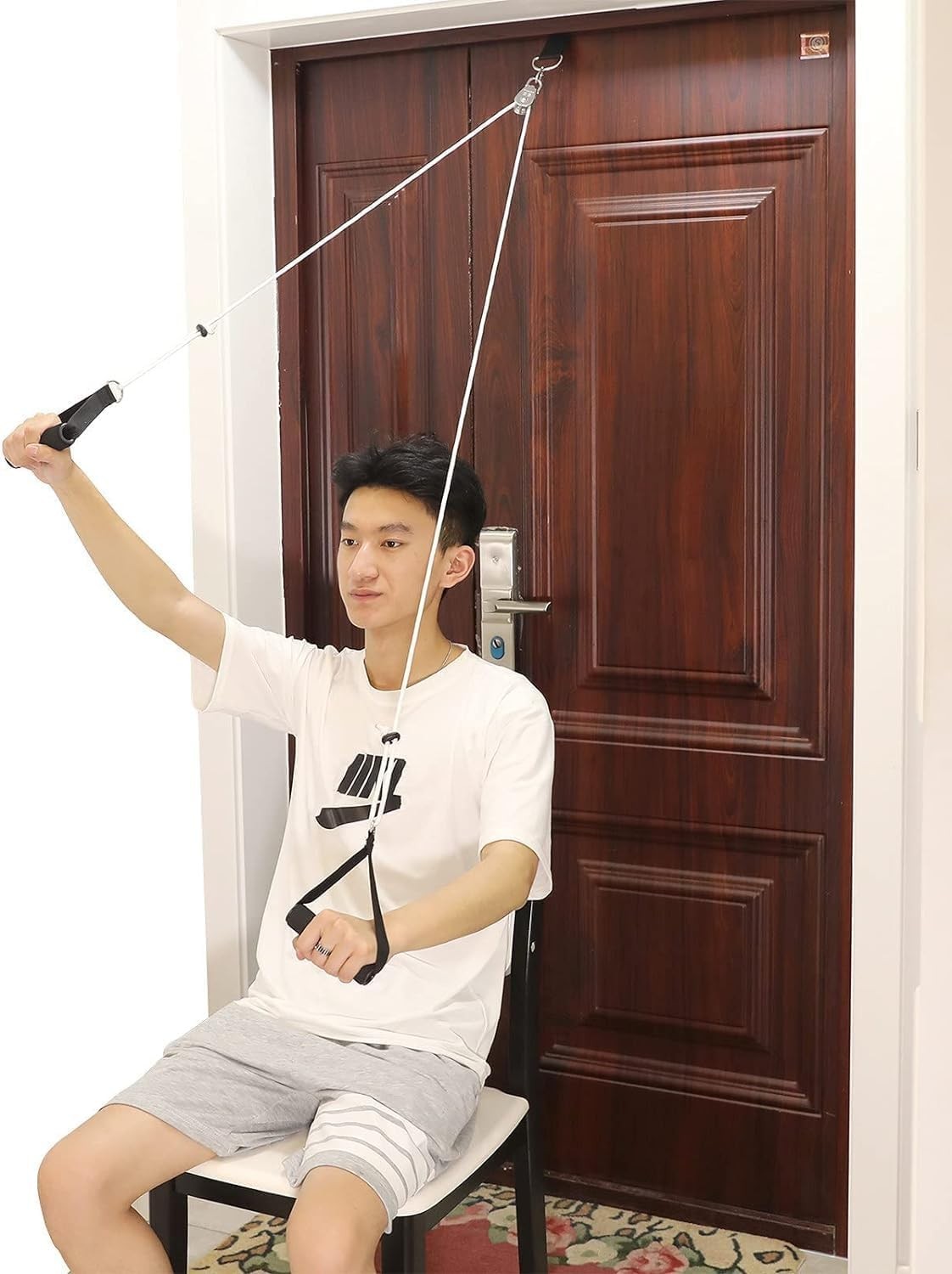 Shoulder Pulley, Over The Door Pulley System for Shoulder Rehab, Shoulder Exe…