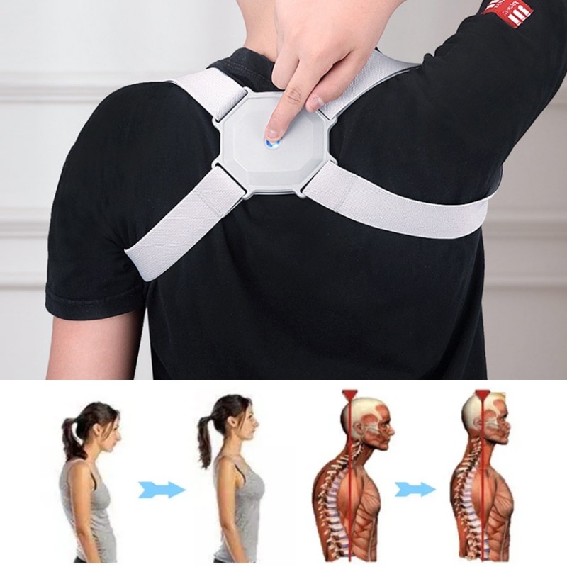 Adjustable Posture Corrector Brace for Kids & Adults – Back Support Strap