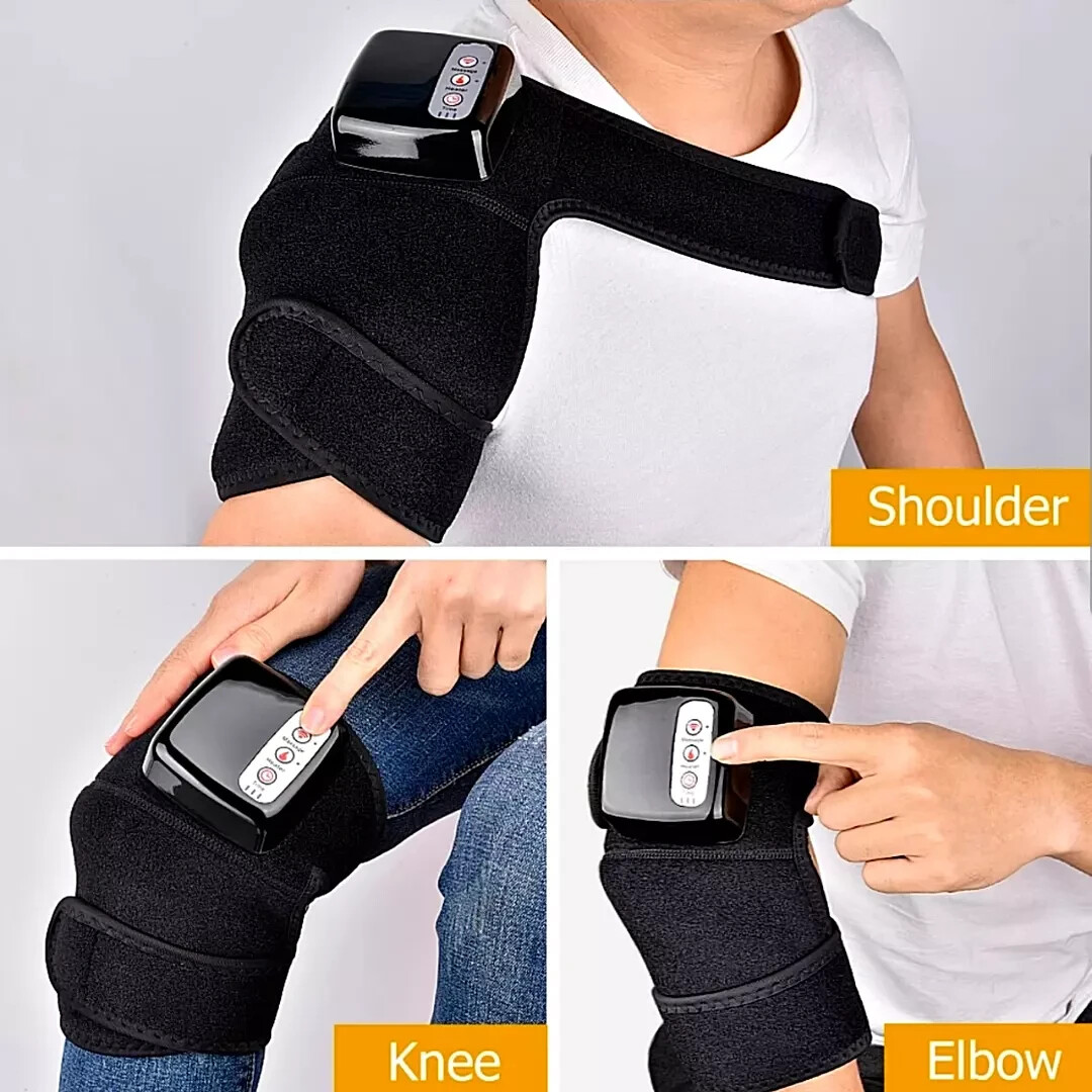 Adjustable Massager For Comfortable Knee Thigh Heating Therapy Massage Knee Pads