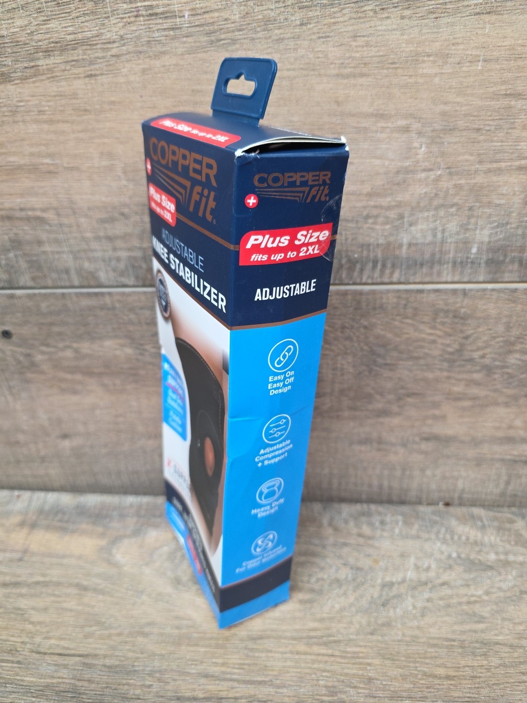 Copper Fit Compression Knee Stabilizer Size L/2XL