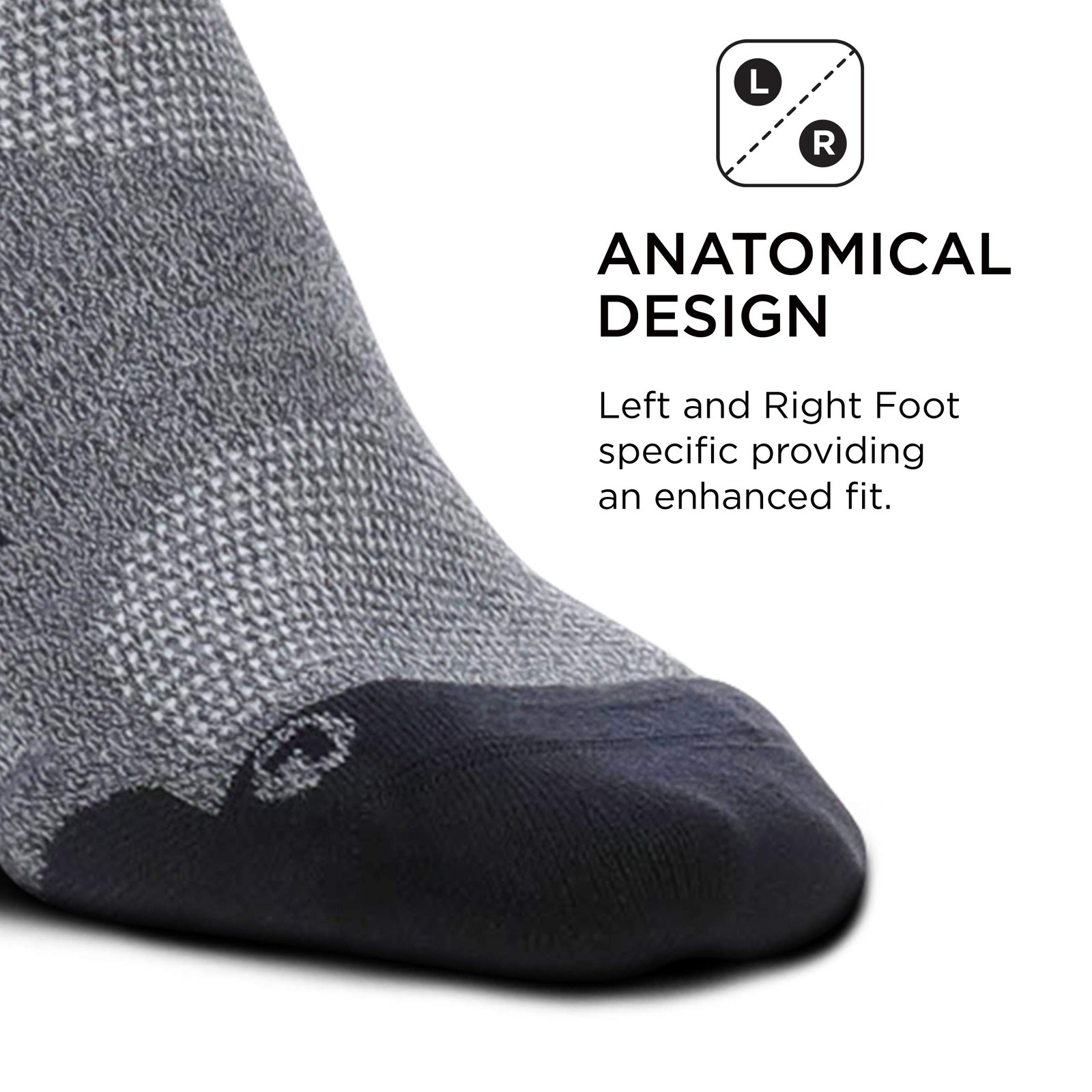 Graduated Compression Light Cushion Knee High Socks – Travel Compression Sock…