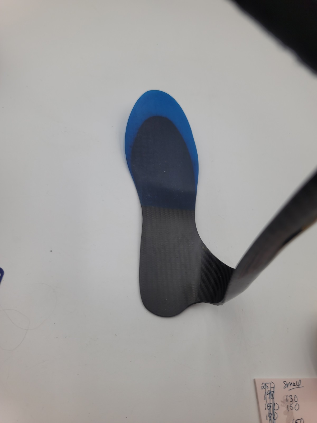 Thuasne SpryStep Flex Composite Leg & Foot Brace SM Right Blue Carbon AFO