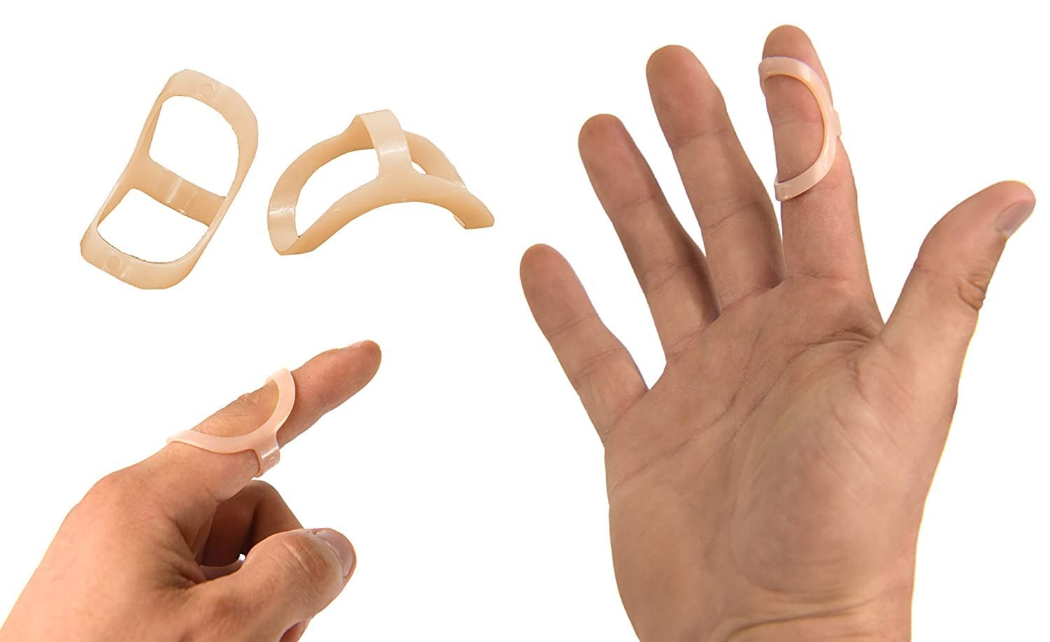 7 Unit EZ Finger Splint, Finger Brace for Injuries and Support, Essentials Pa…