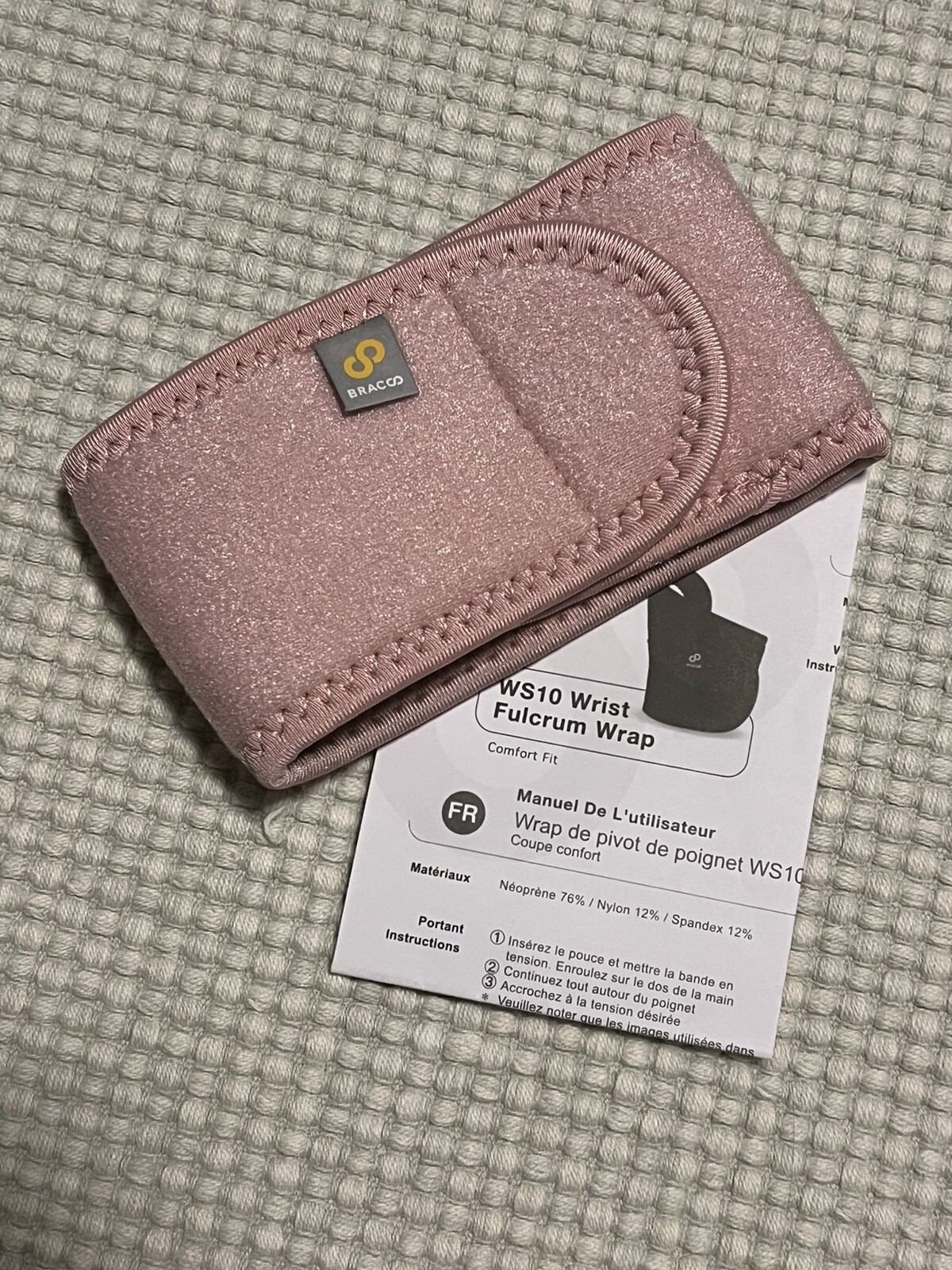 Brac WS10 Wrist Fulcrum Wrap -Pink – One Size *No Box