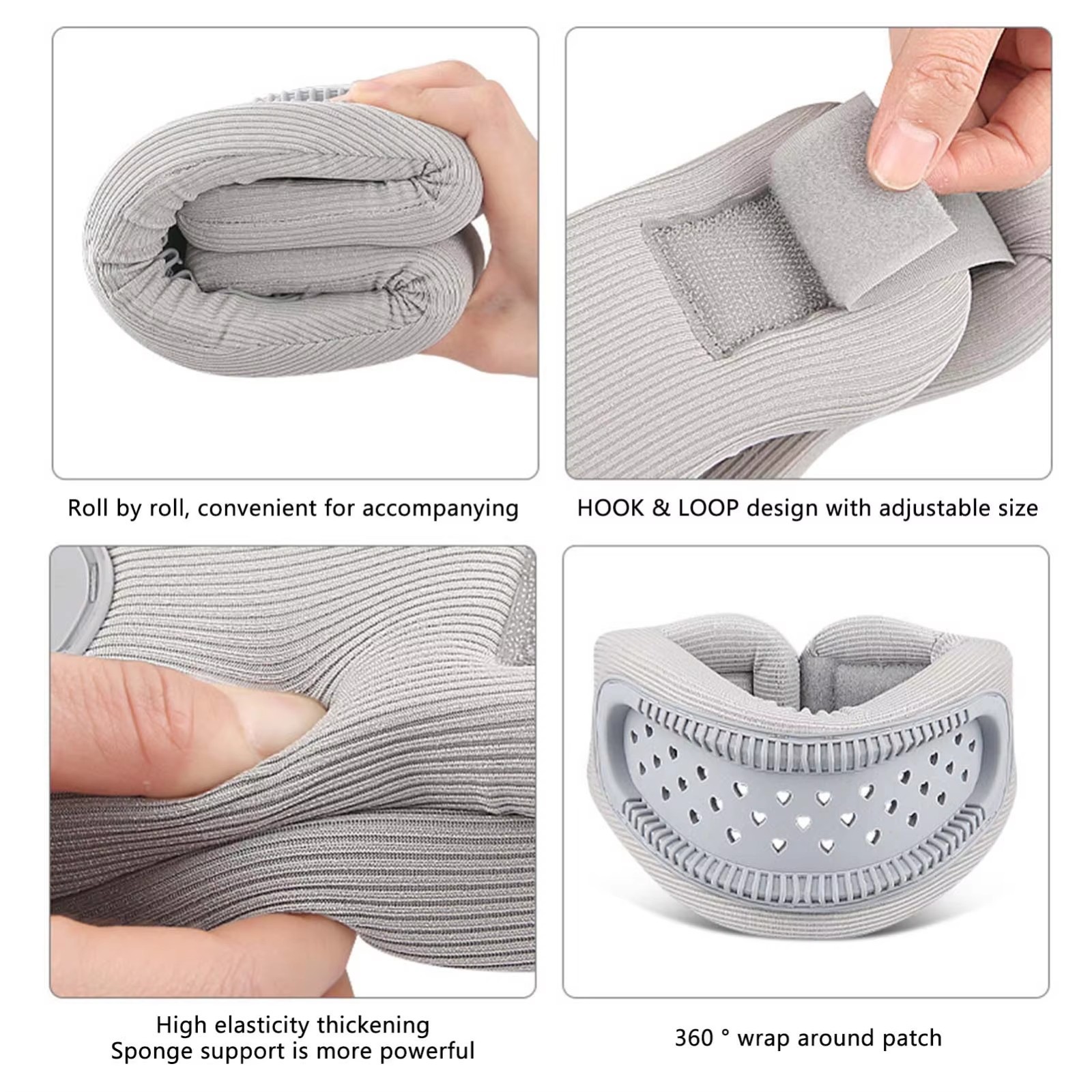 Cervical Neck Support Pillow Foam Cushion for Comfort and Posture Relaxation