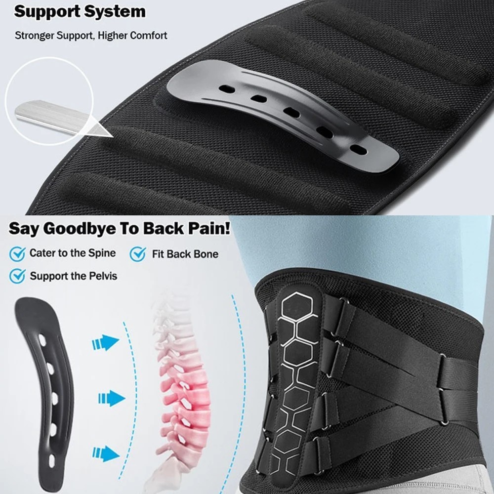 Copper Fit X-Back Brace for Lower Back Pain, Lumbar Support, (Large/XLarge)