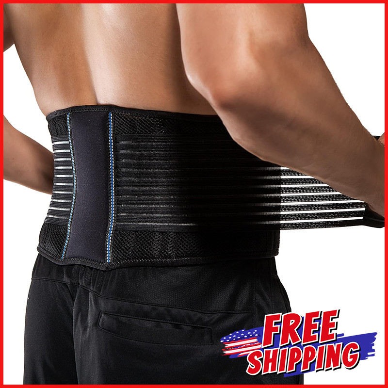 ADJUSTABLE BACK BRACE BELT SUPPORT Men Women Pain Relief Waist Posture Corrector