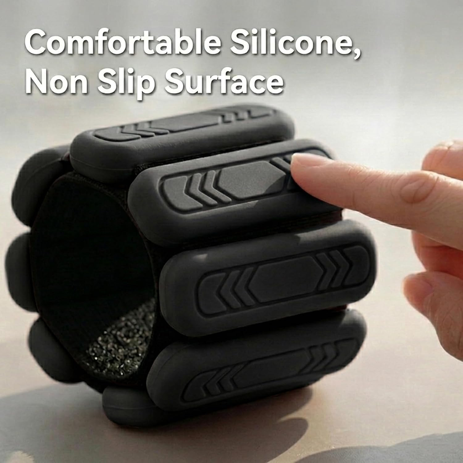 Wrist & Ankle Weights for Women Men, 1Lb/2Lb/4Lb Set of 2 – Adjustable Wearable