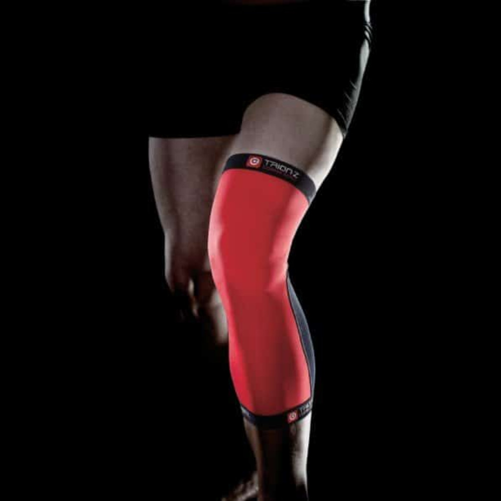 Trion:Z Body Fit Copper Skin:Z Knee Support Optimum Compression Red Black