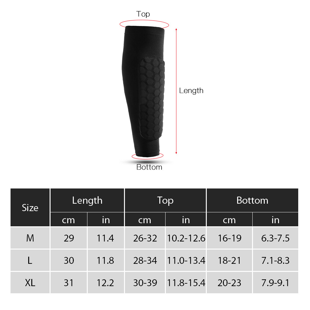1pcs Calf Sleeve with Thick EVA Guard Men Women Lower Leg Sleeve for P1Z4