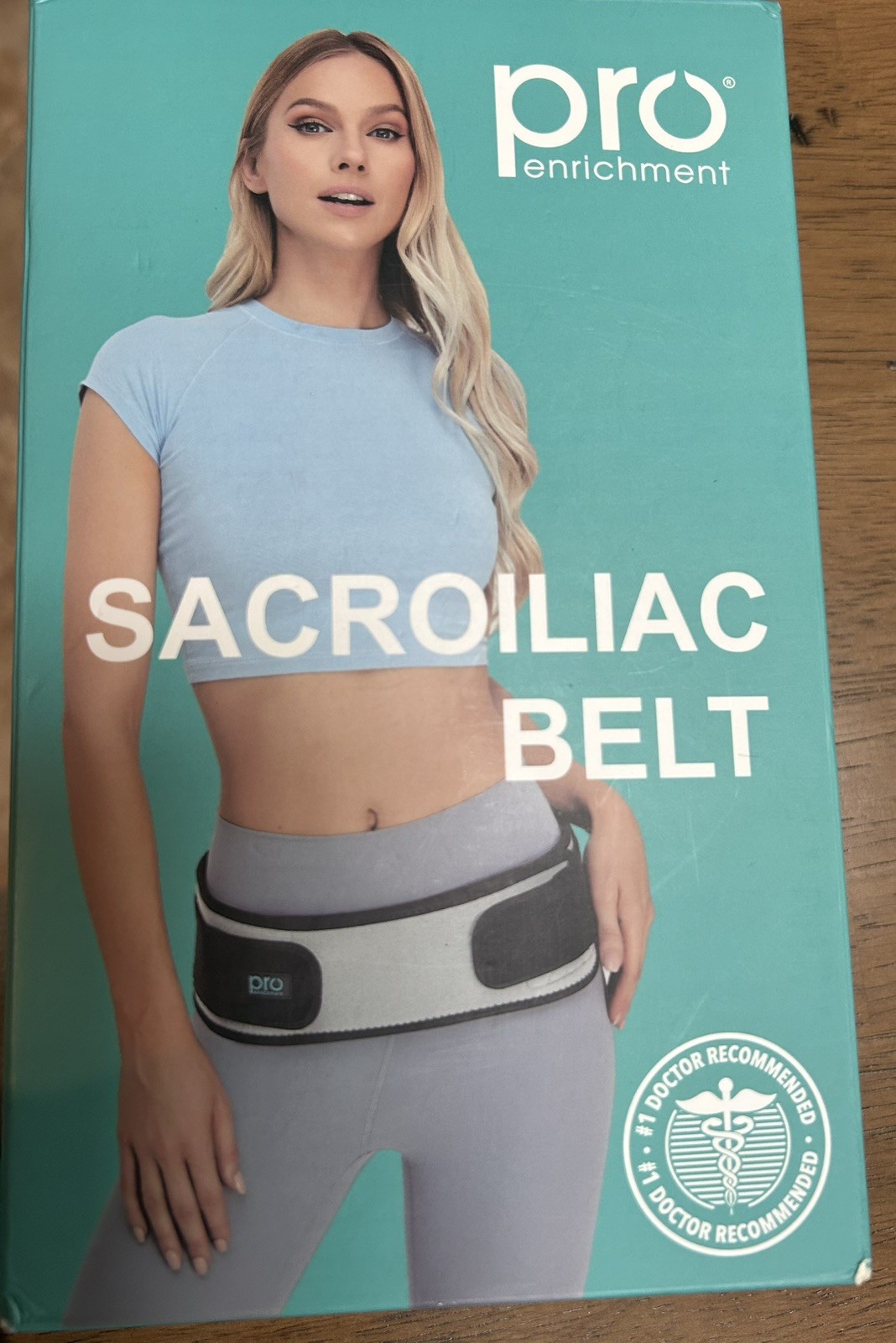 Sacroiliac SI Joint Hip Belt/Lower Back Support Brace for Men and Women XL/Gray