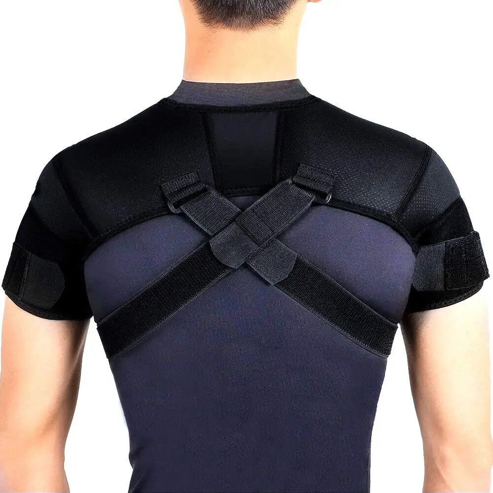 Shoulder Brace Support Compression Sleeve Torn Rotator Cuff Relief Joint AC Pain