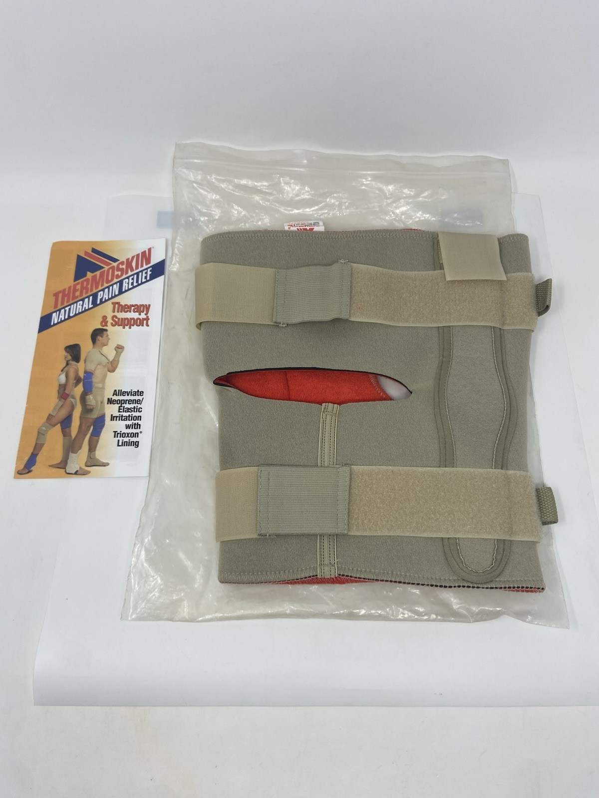 Thermoskin Hinged Knee Wrap/Brace Beige United Pacific Size: 6 XL Open Box Clean