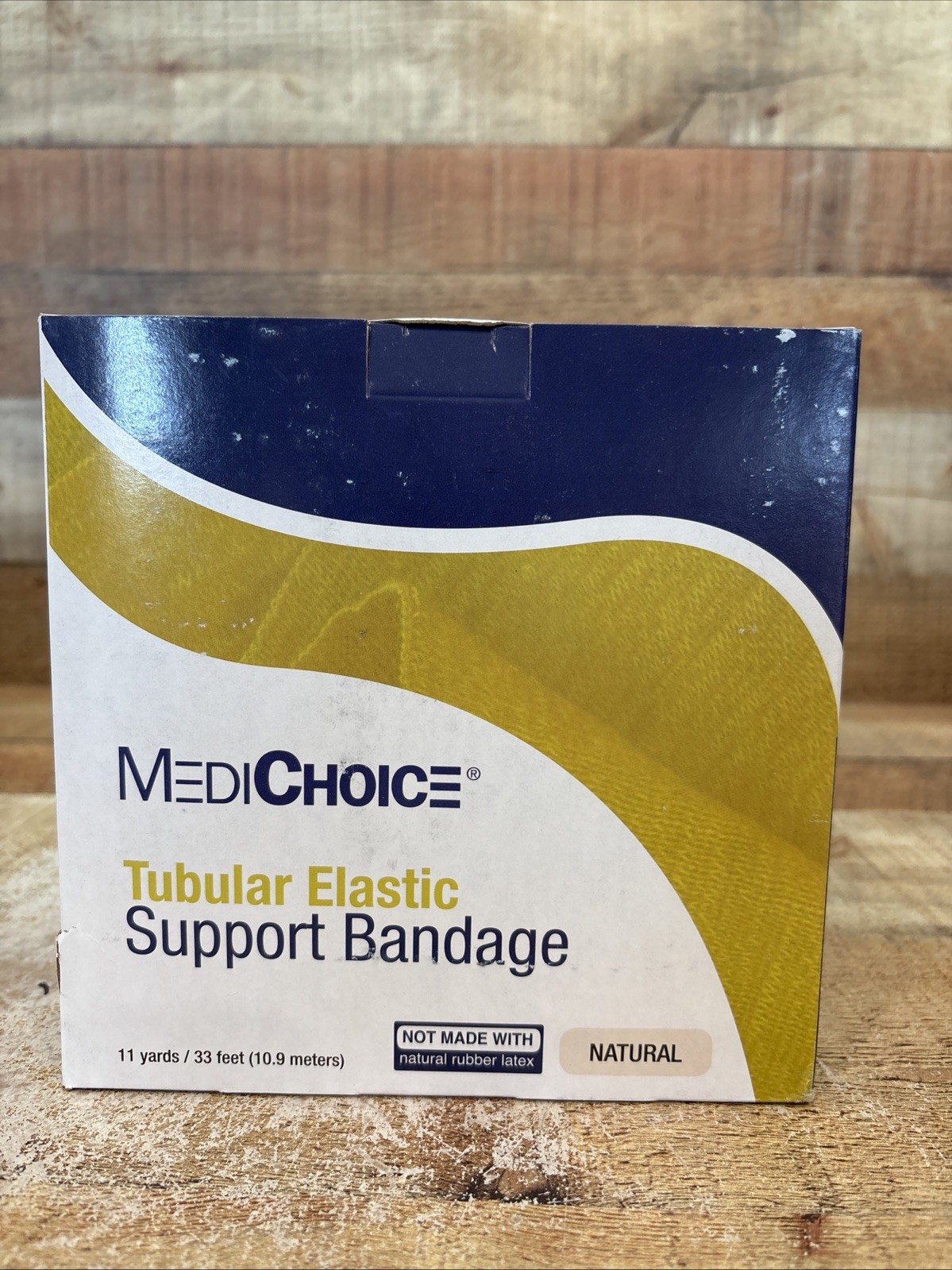 MediChoice Quality Tubular Elastic Support Bandage Natural Sz F 4” x 11 yds