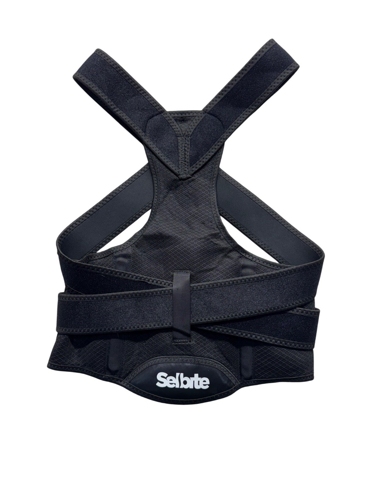Selbite Adjustable Back Posture Corrector Brace L Neoprene/Polyester Blend 111B