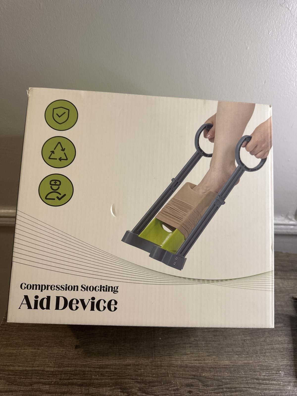 Compression Sock Aid Device Helper Leg Circ 16in or Less
