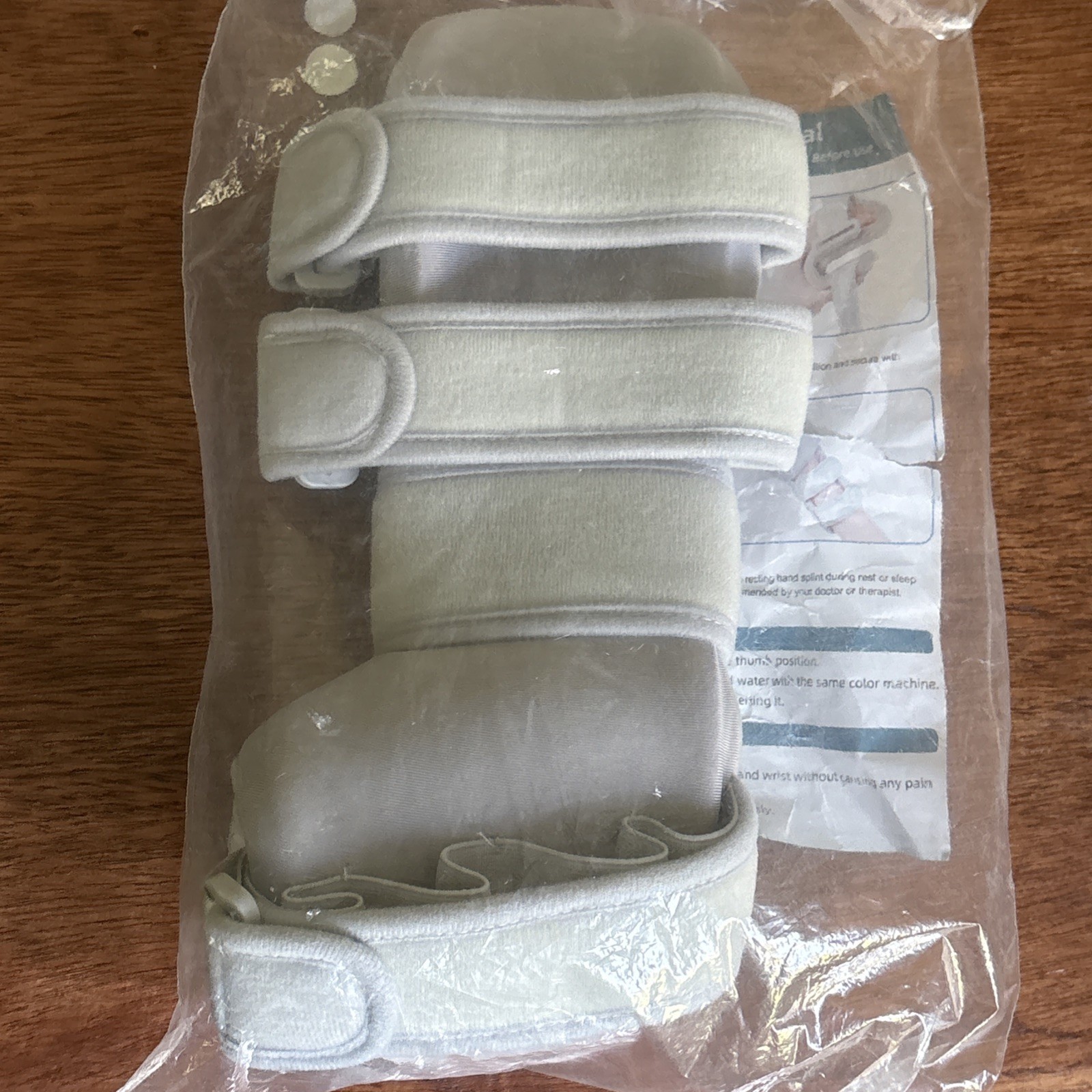 Resting Hand Splint Stroke Therapy Wrist Finger Brace Medium Left Hand NEW