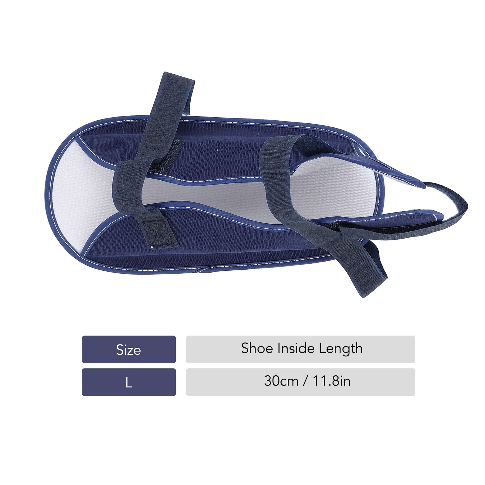 1 Pair Plaster Cast Shoes Comfortable Open Toe Design For Recovery