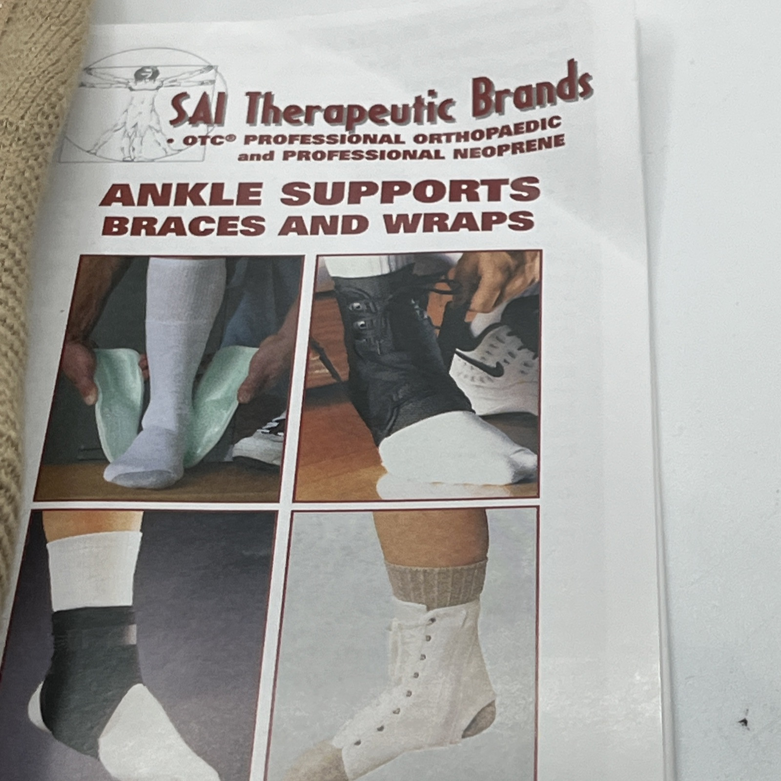 OTC Ankle Support w Spiral Stays Size Small – New Opened Box/Has Box Damage
