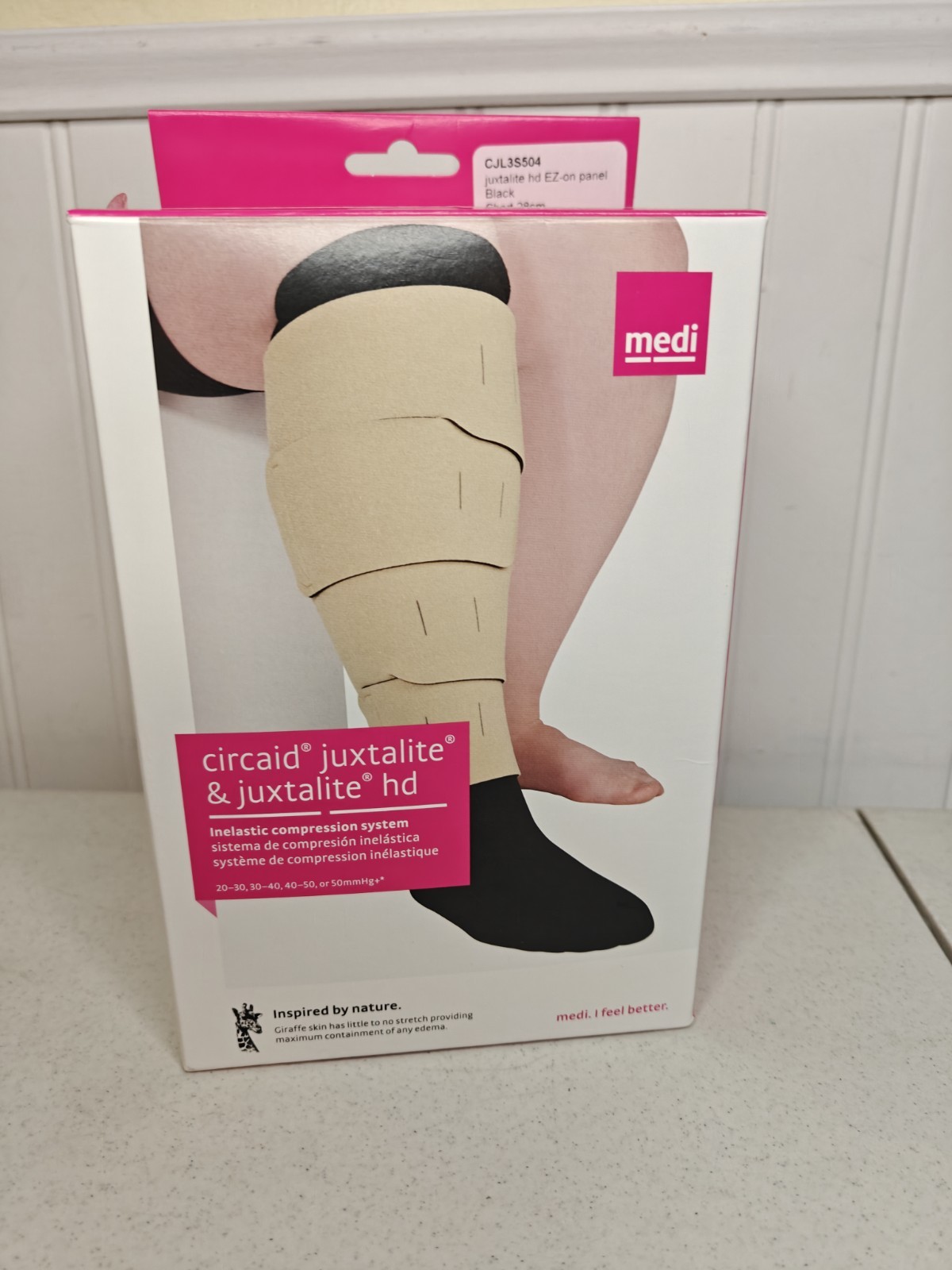 Medi Circaid Juxtafit Lower Leg Inelastic Compression EZ On X LARGE Short 28cm
