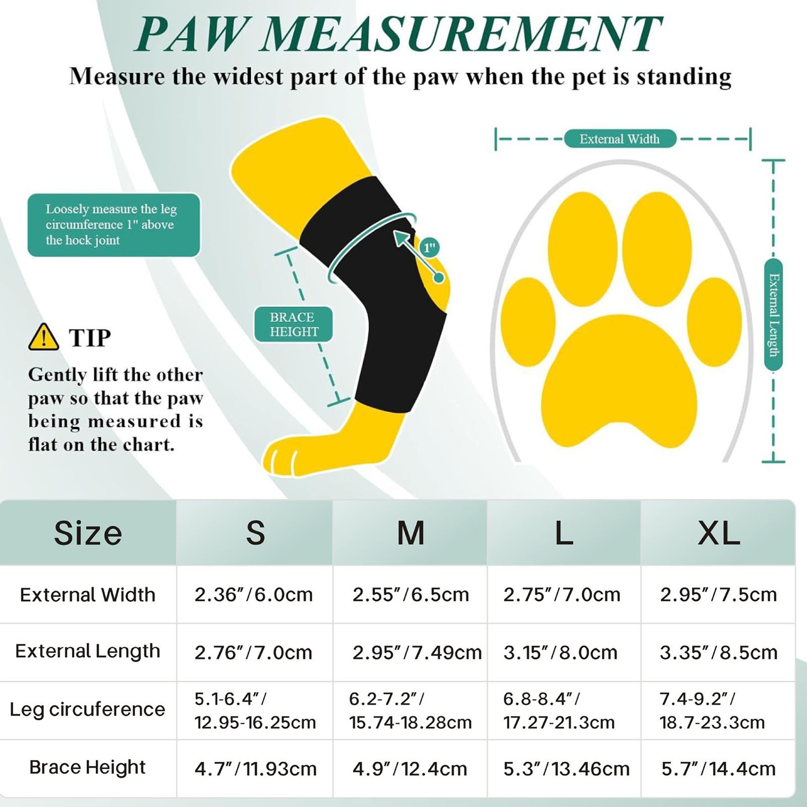 Dog Foot Brace Breathable Non Slip Sole For Outdoor Adventures Easy To Use BT0