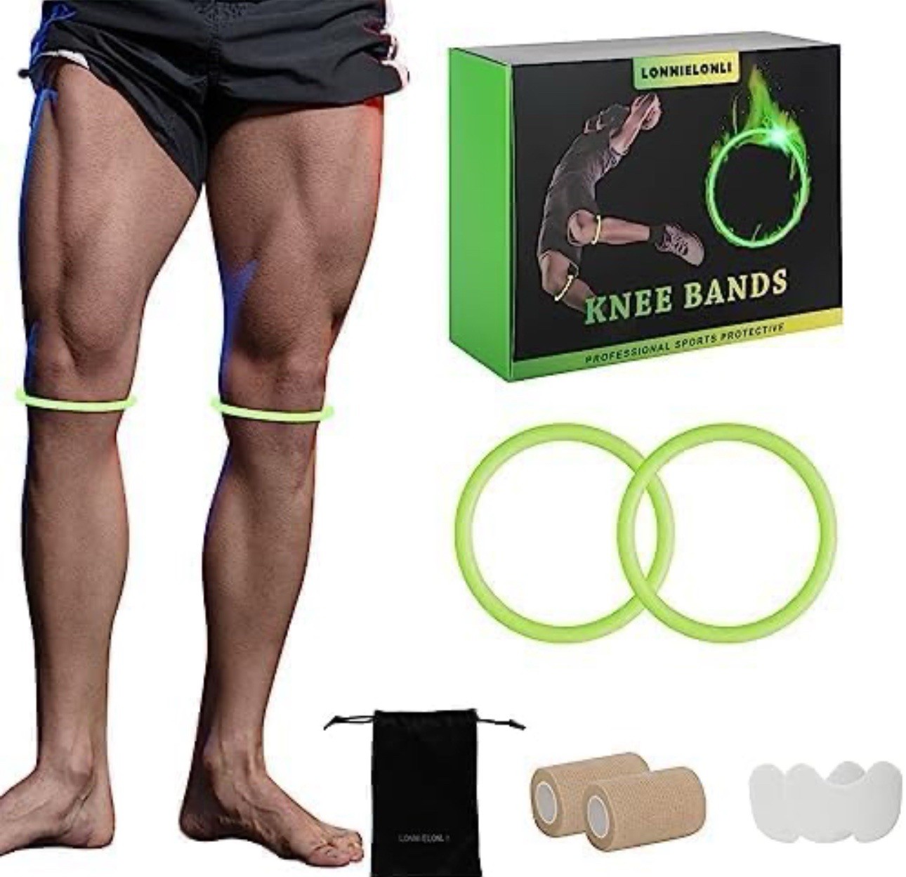 Patella Tendon Support Strap, Revolutionary Patellar Ring Knee Stabilizer wit…