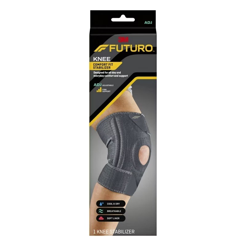 Comfort Fit Knee Stabilizer, Adjustable Knee Brace – 1pk