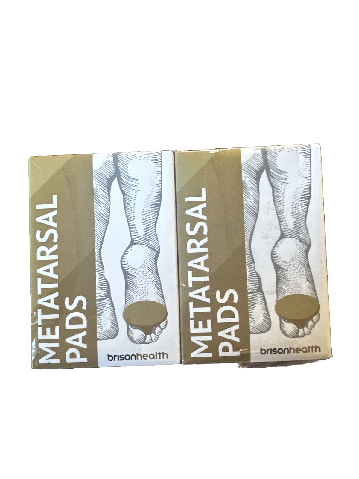 Metatarsal Compression Cushioned Pads Shock absorption pain relief Large 2 pack