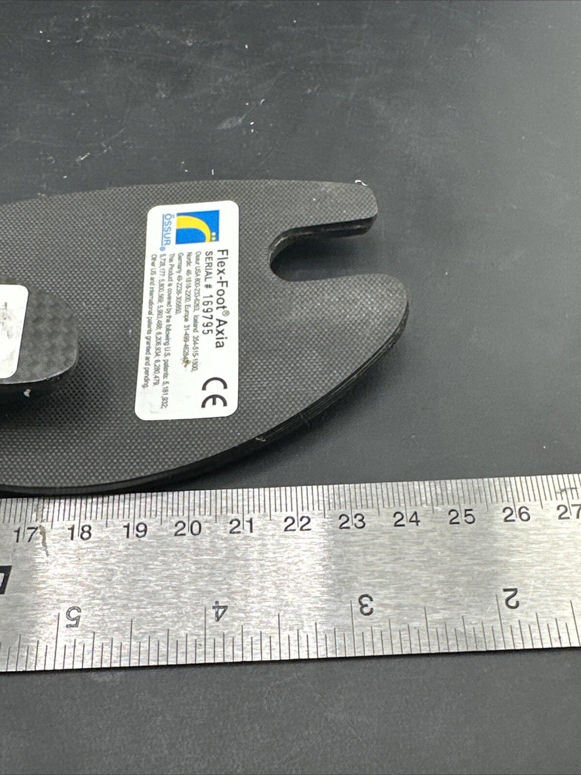 Ossur Flex Foot Axia Prosthetic Foot. Right Foot.