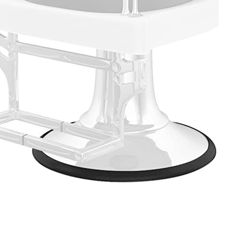 Salon Chair Rubber Base Ring 22.8 Inch Black Floor Protector Anti Slip Pad For