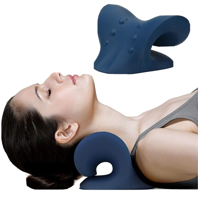 Neck Stretcher Relaxer Pillow for Shoulder Pain Relief Cervical Traction Device
