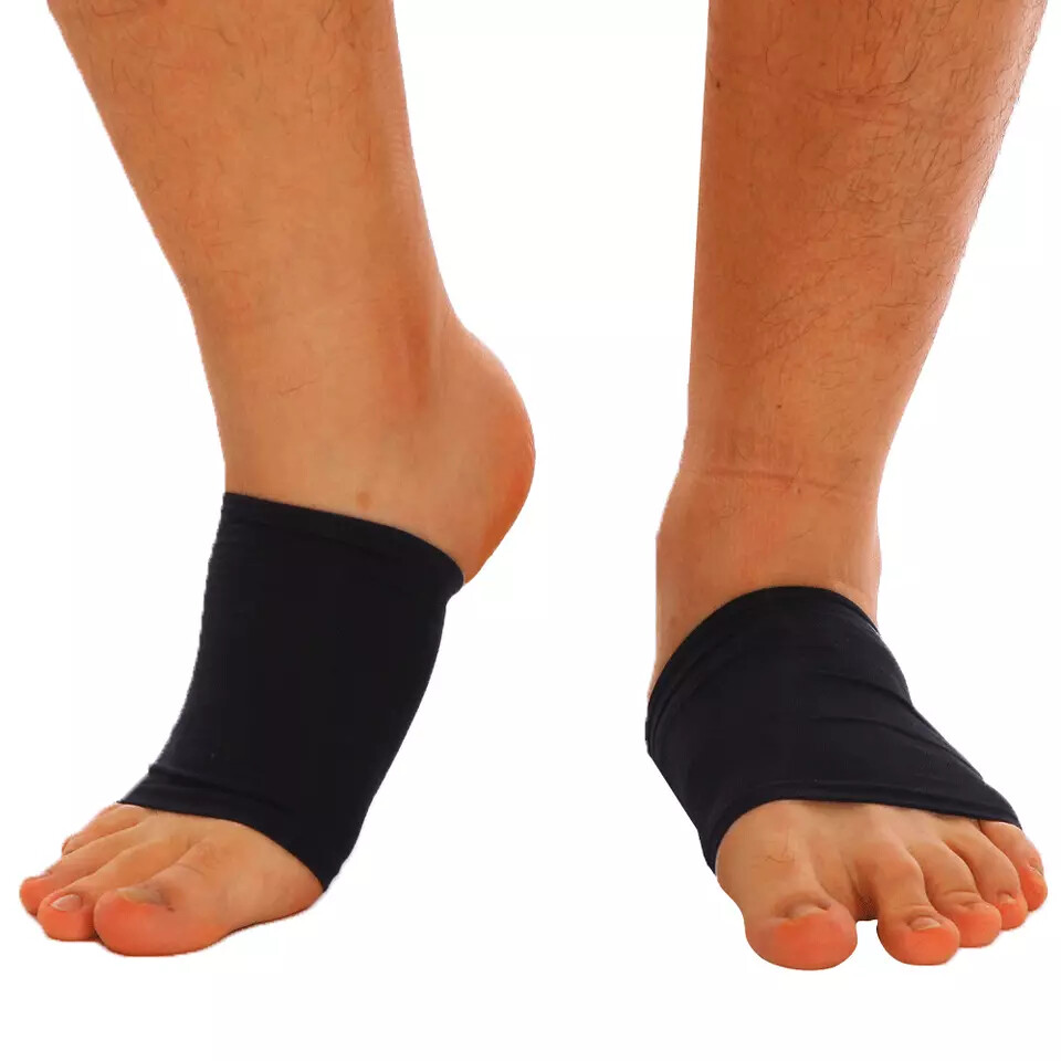 2*Arch Support Gel Pad Compression Support Sleeves Foot Relief Plantar Fasciitis