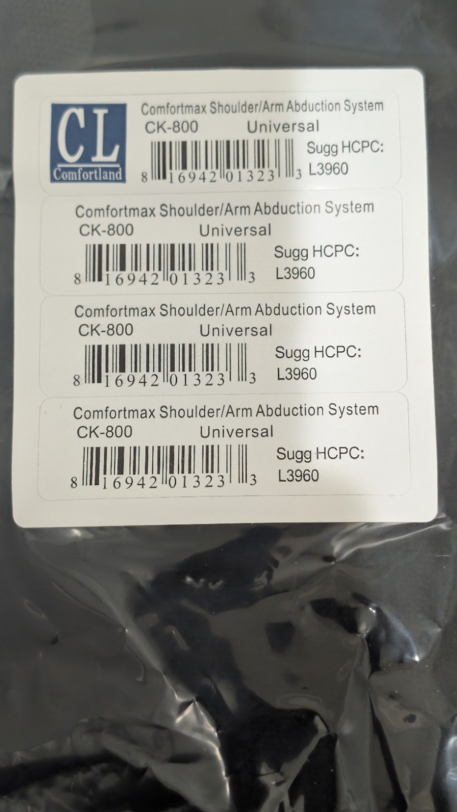 Comfortmax Shoulder/arm Abduction SystemCk-800 Left/right Arm Medical Strap 1 Sz