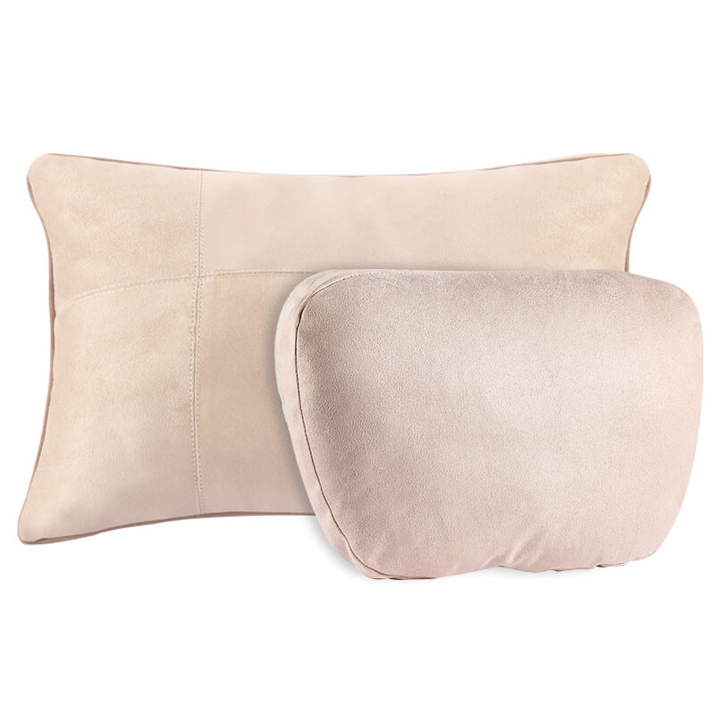 Memory Foam Car Seat Headrest Pillow Lumbar Back Support Cushion for Home Office