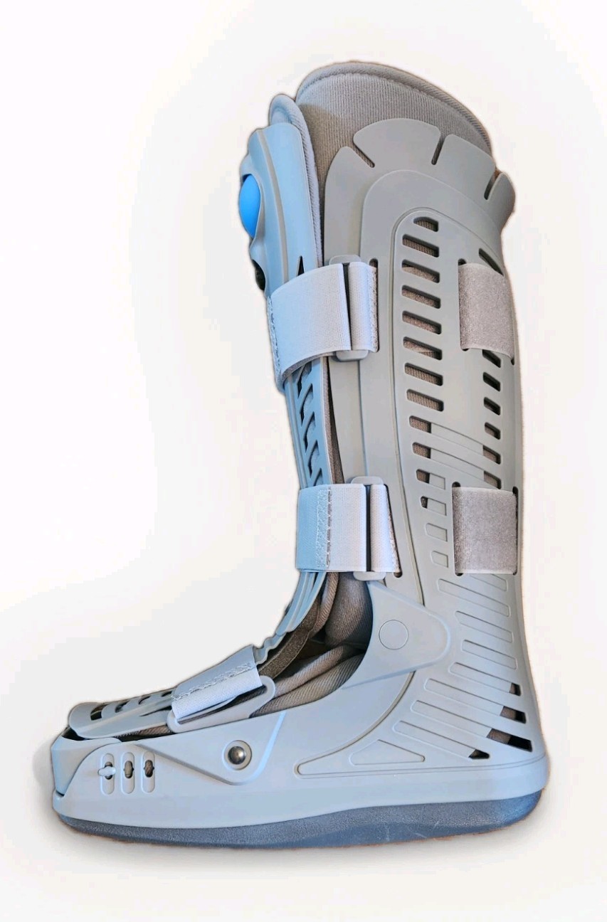 United Ortho 360 Air Walker Standard Fracture Boot Medium Grey Adjustable