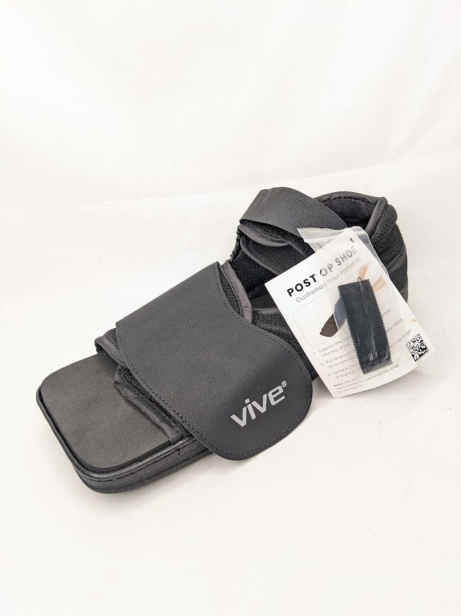 Vive Post Op Shoe – Lightweight Medical Walking shoe with Adjustable Strap-SMALL
