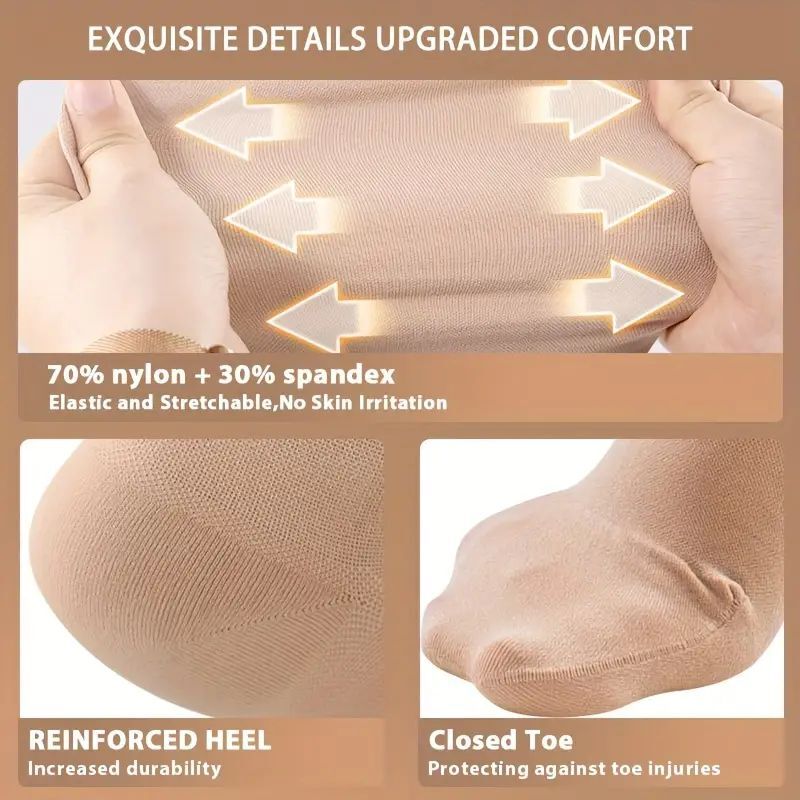 30-40 mmHg Medical Compression Stockings Thigh High Surgical Socks Varicose Pain