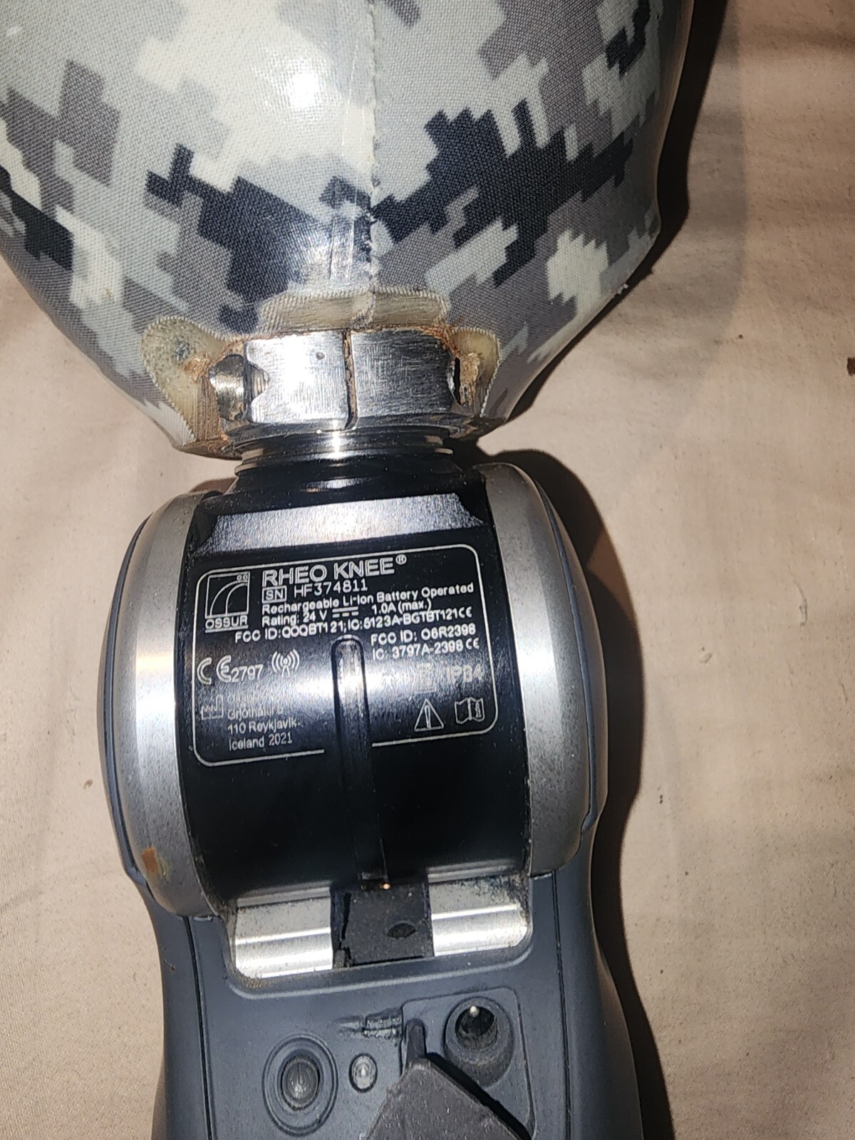 OSSUR rheo knee, kinterra Reflex Rotate foot,, READ description!!