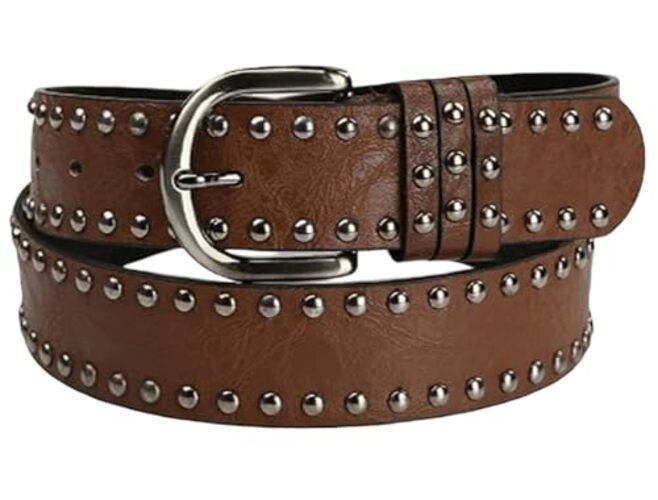 Adjustable-Vintage-Western-Belts for Fit for waistline 27 – 39 inches Brown-115